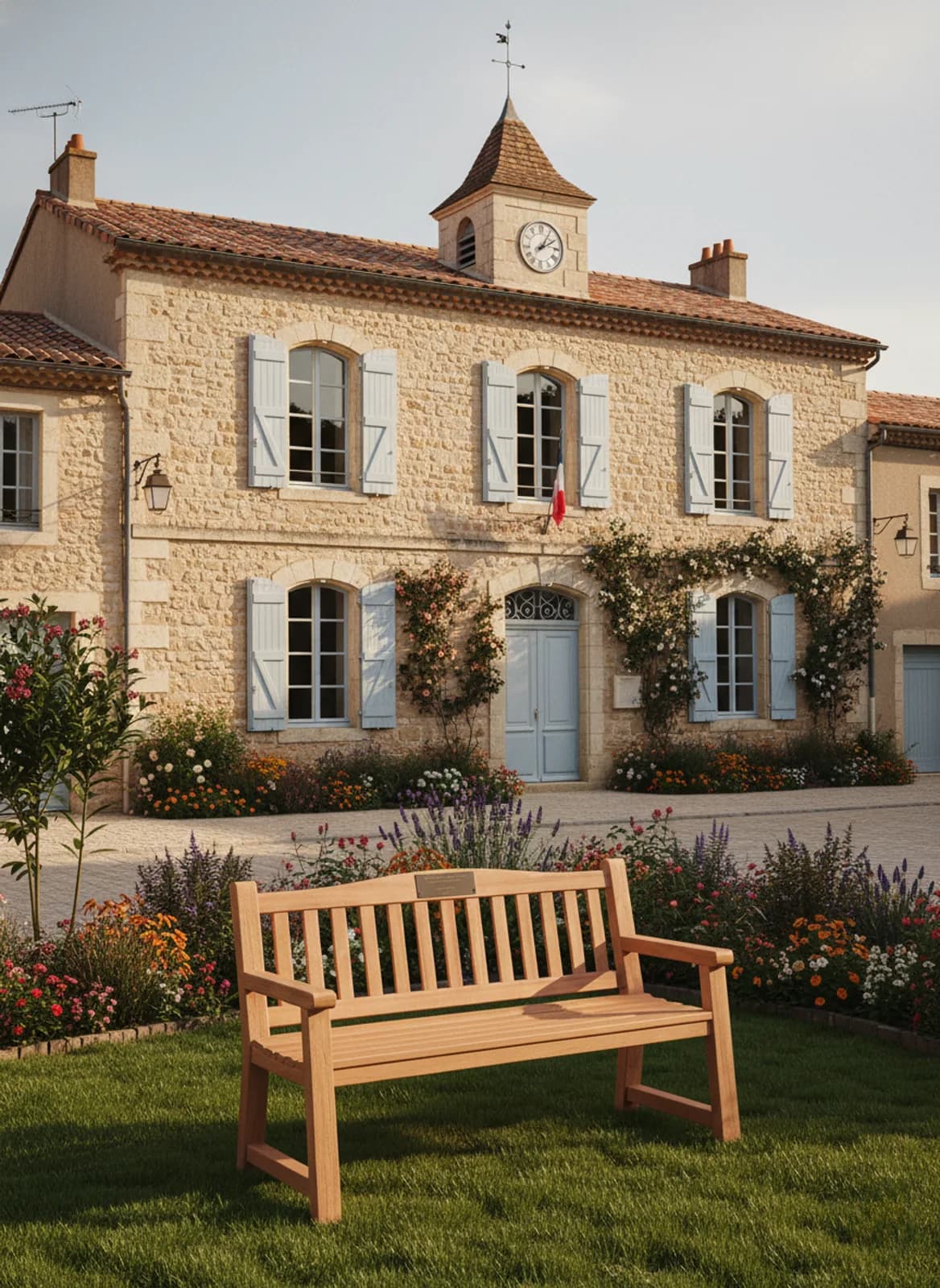 Banc de Mémoire® dans un parc